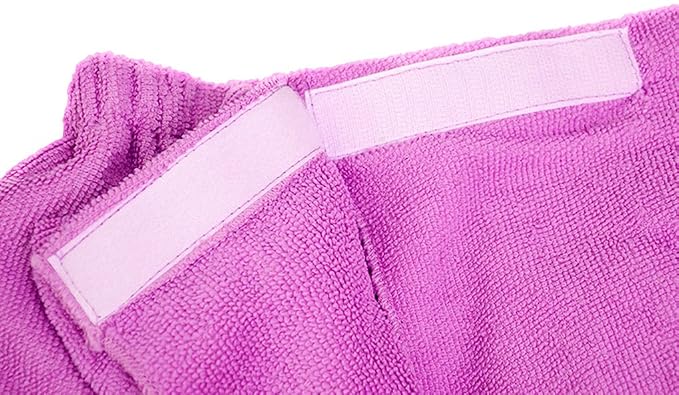 FakeFace Women Absorbent Microfiber Bath Towel Body Wrap Set Gym Spa Robe Dry - Image 5