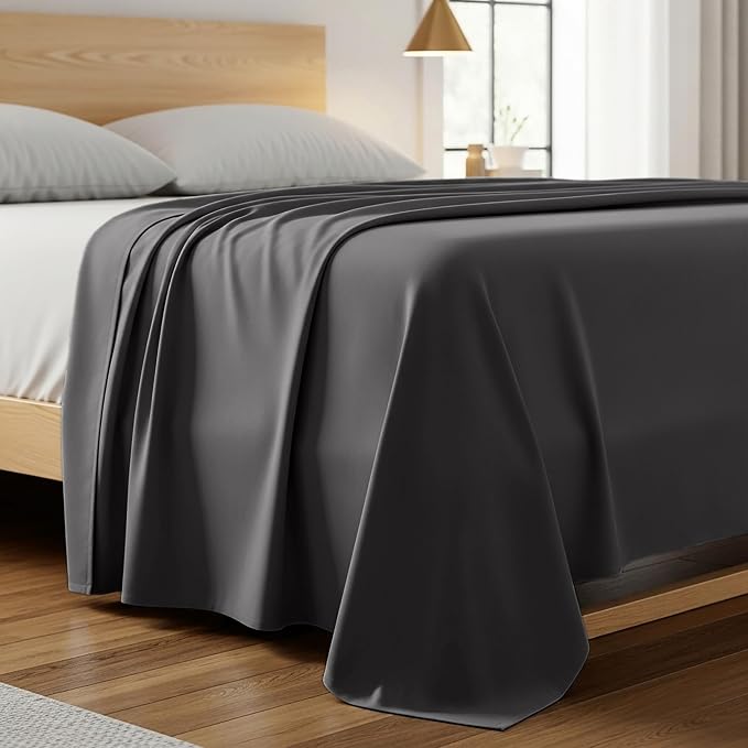 Mellanni California King Size Flat Sheet by Mellanni