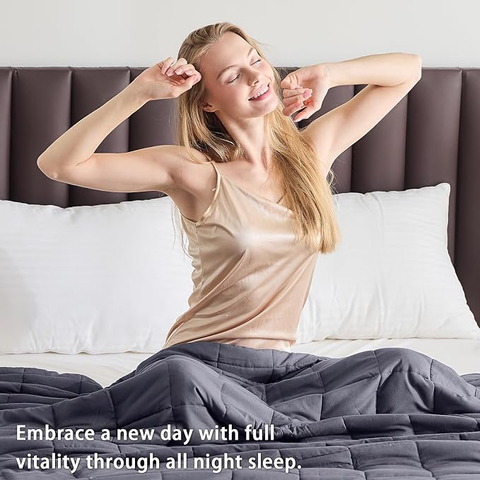 yescool Weighted Blanket for Adults Cooling Heavy Blanket for Sleeping Perfect - Image 6
