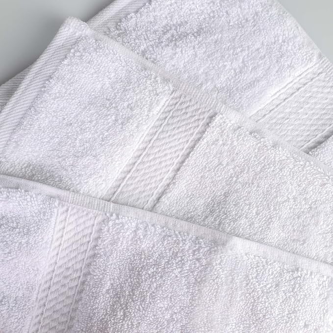 Superior Egyptian Cotton Pile Bath Towel Set of 4, Ultra Soft Luxury Towels - Image 3