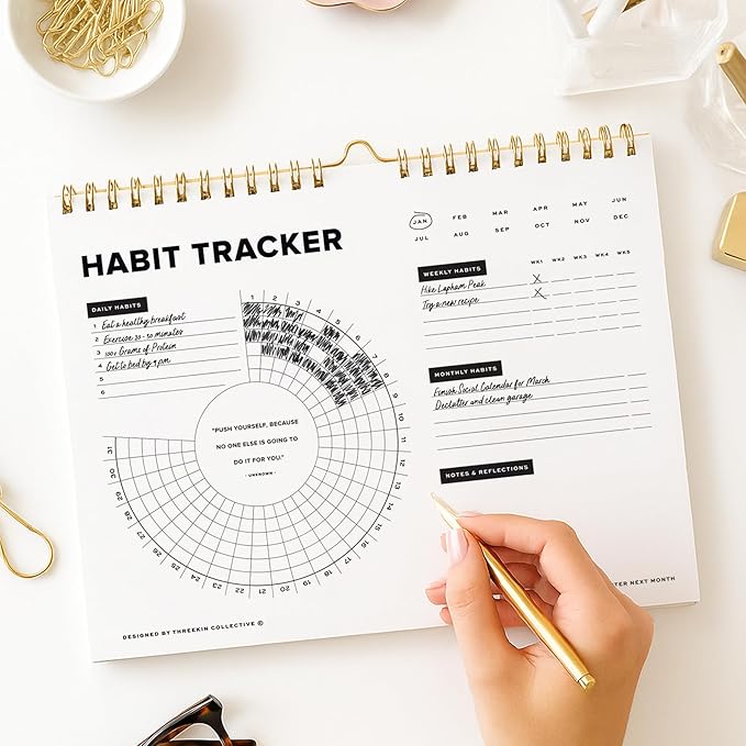 Stay on Track Habit Tracker Wall Calendar – Daily, Weekly & Monthly Habit - Image 7