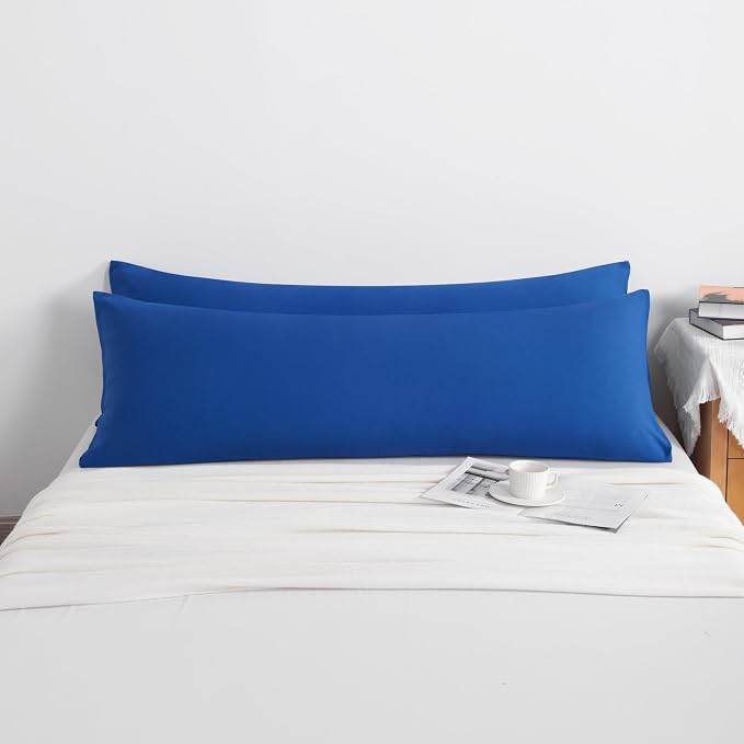 NTBAY Body Pillow Cases Set of 2, 2 Pack Brushed Microfiber 20x54 Pillow Cases - Image 4