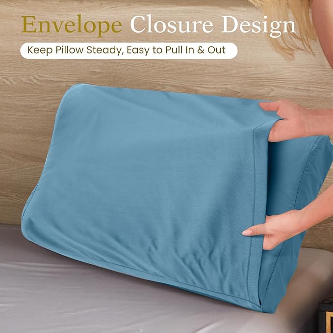Contour Cervical Pillowcase- Rayon Derived from Bamboo Pillow Case Cover - Image 5