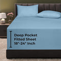 Royale Linens Extra Deep Pocket Twin Fitted Sheet Only by ROYALELINENS