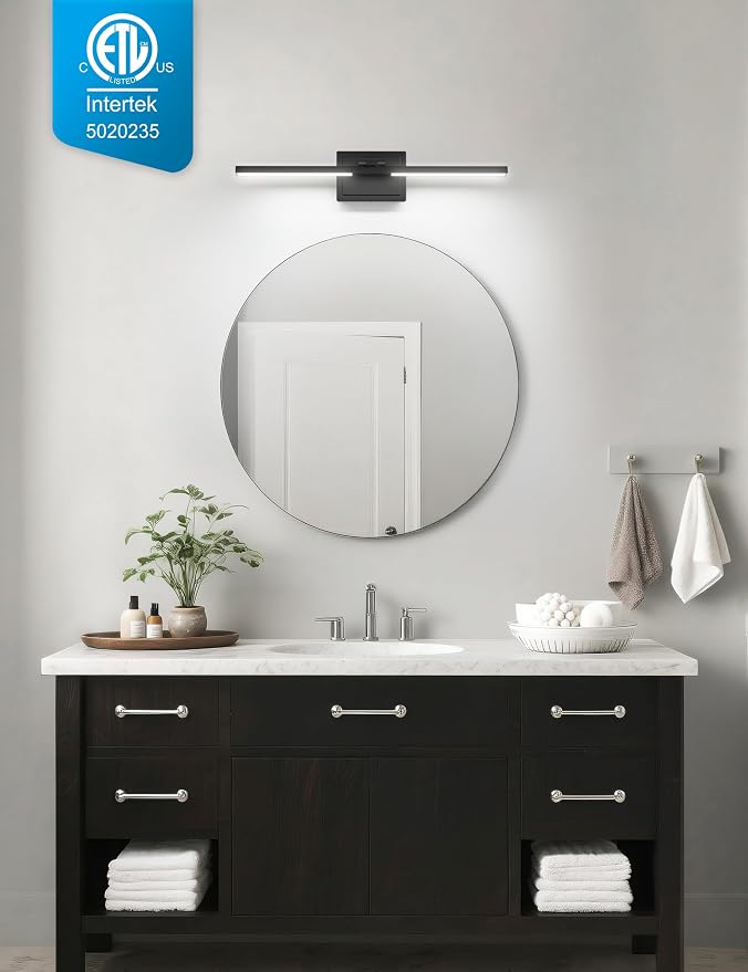 VOLISUN Bathroom Vanity Light 24 inch, 5CCT Dimmable, 24W LED Bathroom Light - Image 2