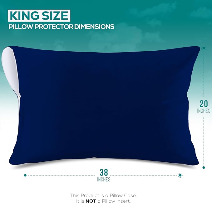 Utopia Bedding Premium 100% Waterproof Pillow Protectors - Image 2