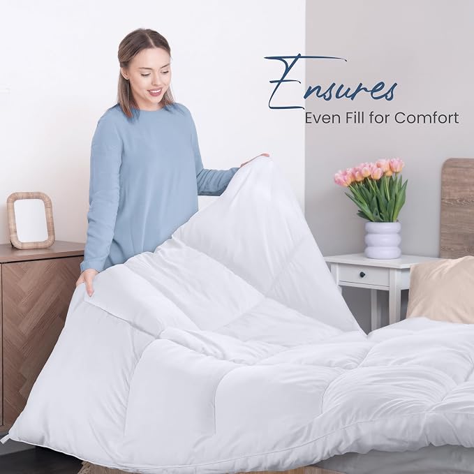 Utopia Bedding Comforters Queen Size, All Season Duvet Insert, Down Alternative - Image 5