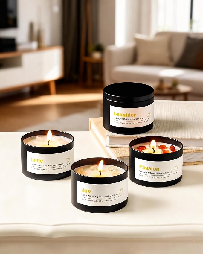 AOOVOO Crystal Energy Candles Set - Image 6