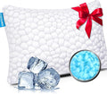 Cooling Bed Pillows for Sleeping 1 Pack Shredded Memory Foam Pillows Adjustable by SUPAMODERN