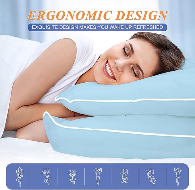 MZOIMZO Bed Pillows for Sleeping- Standard Size, Cooling Hotel Quality - Image 4