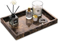 Marble Bathroom Vanity Tray, Natural Luxury Vanity Home Kitchen Bathroom Table by HESHIBI