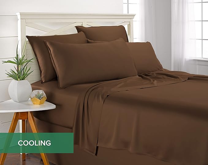 Queen Pillowcases by Pure Bamboo, Genuine 100% Organic Viscose Derived from - Image 5