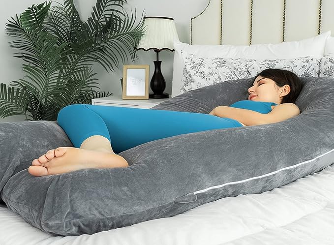 QUEEN ROSE Pregnancy Pillows for Sleeping, U Shaped Body Pillow for Pregnancy - Image 5