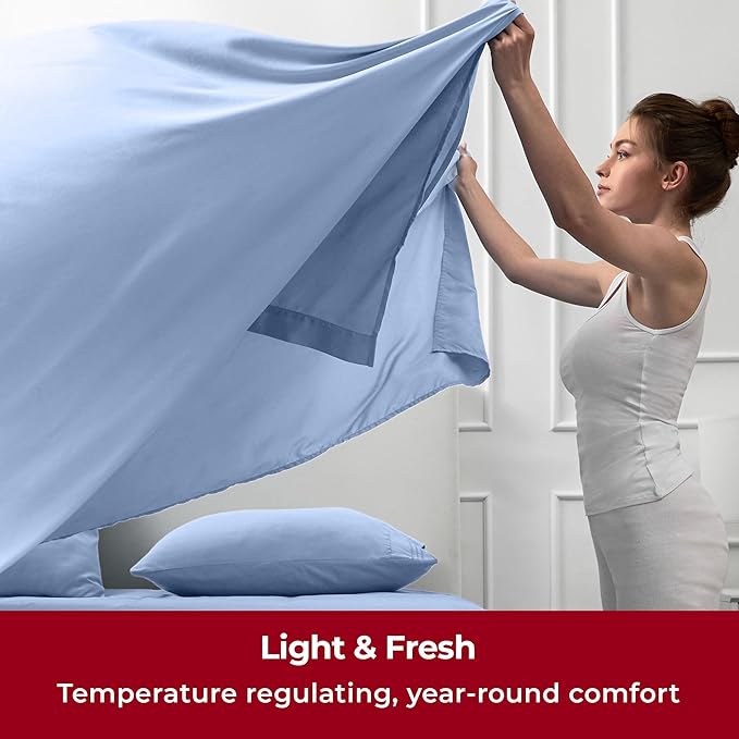 Mellanni Split King Sheets Set - Image 4