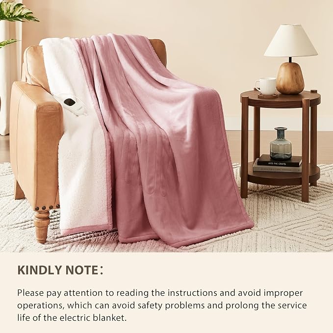 Homemate Heated Blanket Electric Throw - Image 6