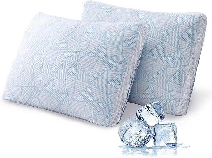 Cotelovo Shredded Memory Foam Cooling Soft Bamboo Viscose Pillows Adjustable by Unknown