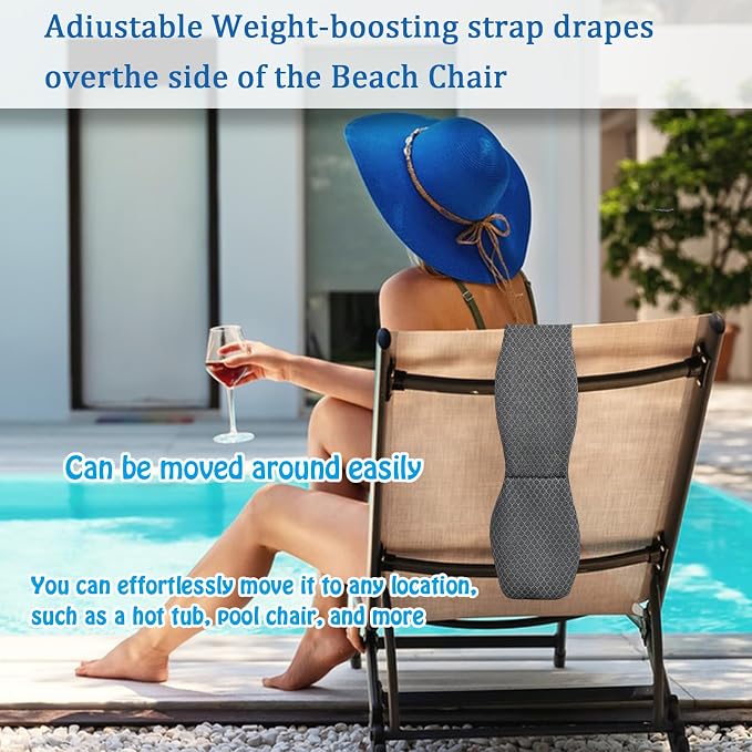 REEZEIVI 2 Pack Hot Tub Headrest Pillow, Chaise Lounge Pillows Outdoor 3D air - Image 4
