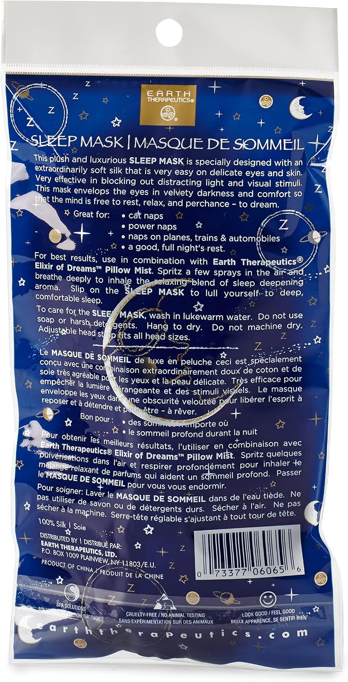 Earth Therapeutics Dream Zone Sleep Mask – Comfortable & Versatile – Soft & - Image 2
