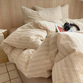 mixinni Retro Striped Duvet Cover Set King Size by mixinni
