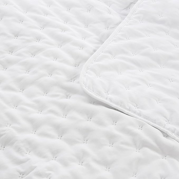 ROARINGWILD White Queen Size Quilt Bedding Sets - Image 4