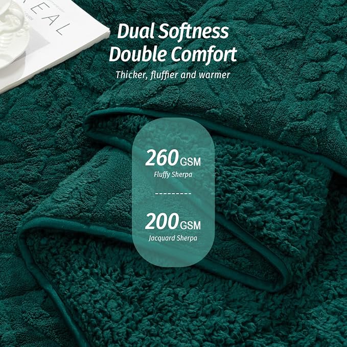 Wemore Weighted Blanket for Adults Twin Size 20 lbs, Dual Sided Soft Fuzzy - Image 2