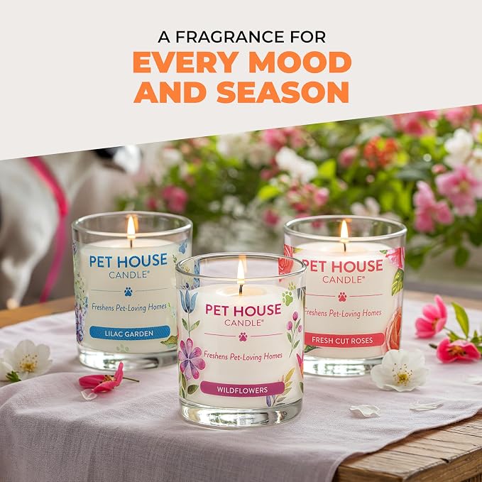 One Fur All Pet House Fall Candles, Long Lasting, Clean Burning, Soy Wax - Image 5