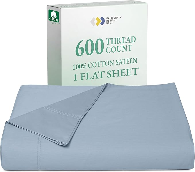 100% Cotton Flat Sheet by CaliforniaDesignDen