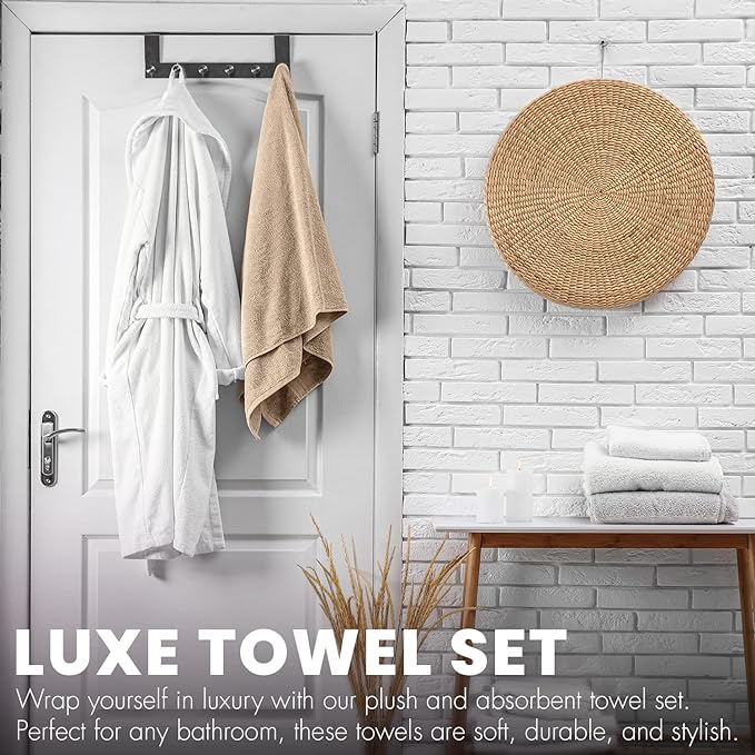 KAHAF Collection 6-Pack Bath Towels - Image 3
