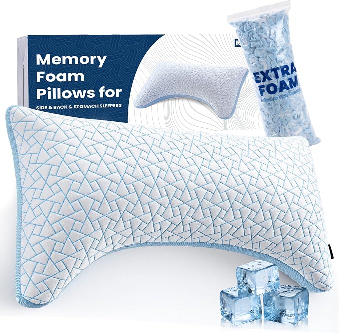 A-Pce Adjustable Pillow, King Size Bed Pillows by A-PceforSeat