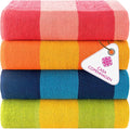 Casa Copenhagen Malibu Towel 4Pcs Orange by CASACOPENHAGEN