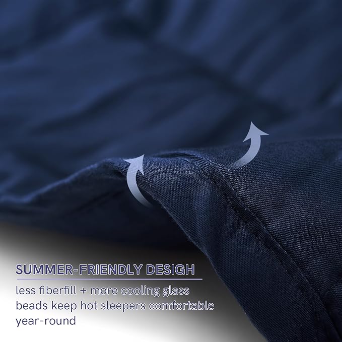 YnM Cotton King Size Weighted Blanket - Image 4