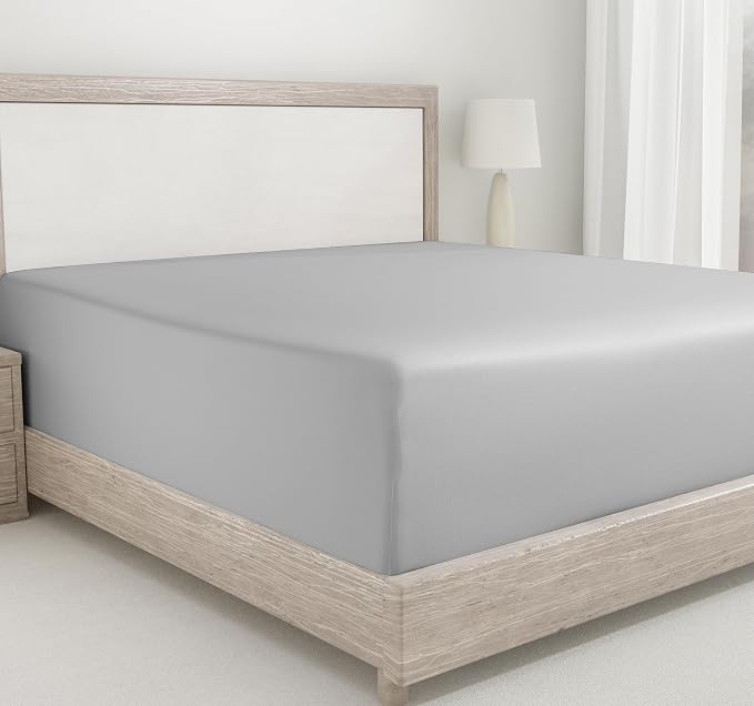 California Design Den King Size Fitted Sheets, Deep Pocket Soft 400 Thread by CaliforniaDesignDen