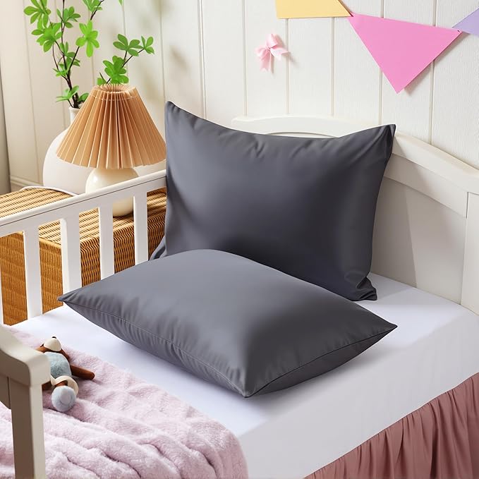 4 Pack Cooling Toddler Pillow Cases, Viscose Derived from Bamboo Small Pillow - Image 6