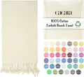 Cacala Lightweight and Thin Turkish Beach Towel 100% Cotton Sand-Free and by Cacala