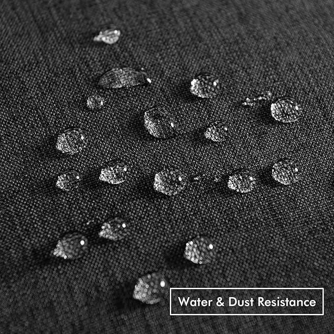 MIULEE Pack of 2 Decorative Outdoor Solid Waterproof Throw Pillow Covers Faux - Image 3