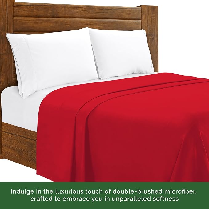 Luxury Flat Sheet on Amazon Elegant Comfort Wrinkle-Free 1500 Premier Hotel - Image 6