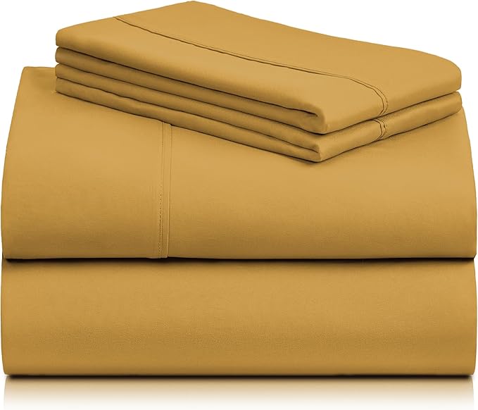 LuxClub 4 PC Queen Sheet Set, Breathable Luxury Bed Sheets, Deep Pockets 18" - Image 8