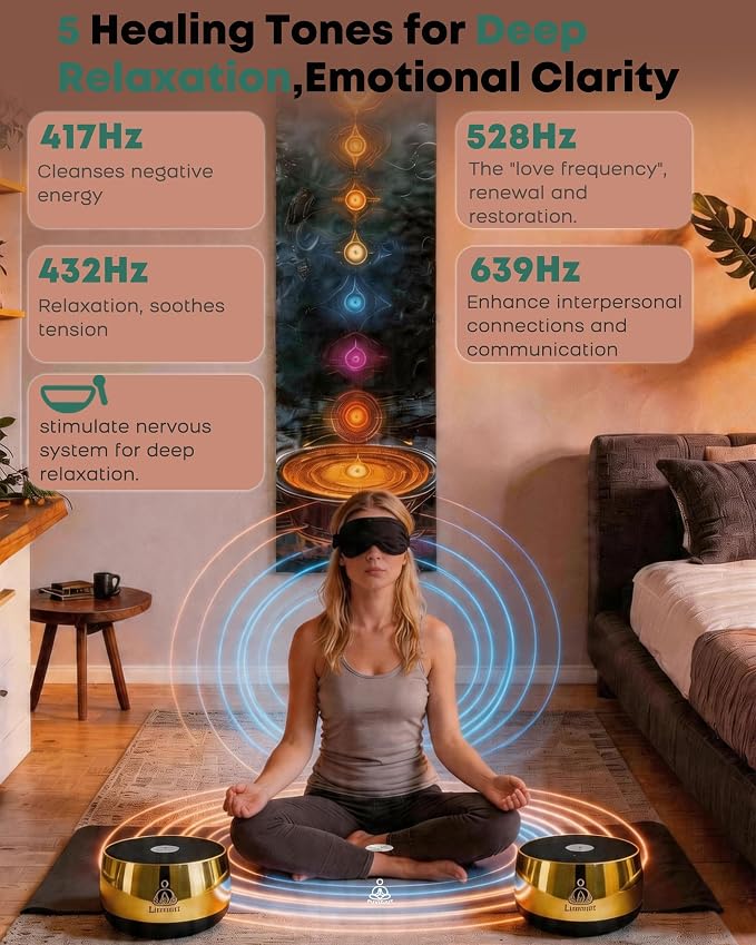 M3 Zen Frequency Sound Machine | Portable Meditation Chime - Image 3