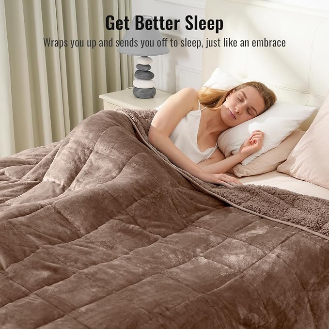Uttermara Weighted Blankets for Adults Full Size, 12lbs 48x72 inches Blanket - Image 3