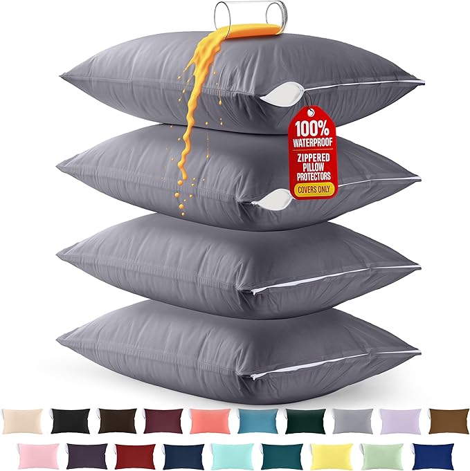 Utopia Bedding Premium 100% Waterproof Pillow Protectors by UTOPIABEDDING