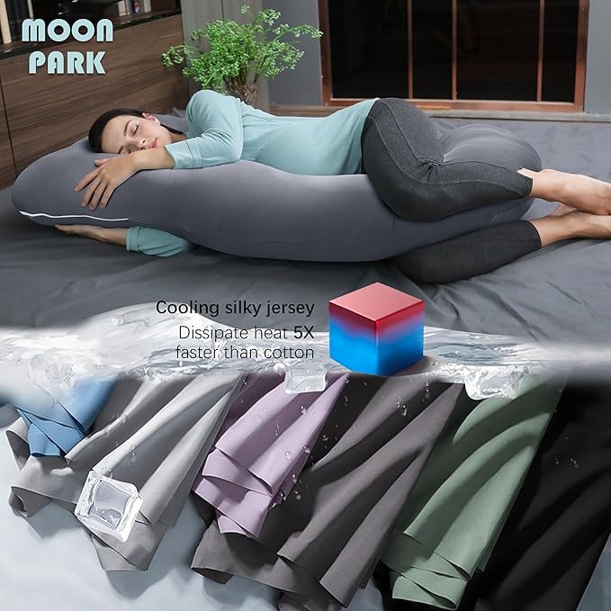 MOON PARK Pregnancy Pillows for Sleeping - Image 3