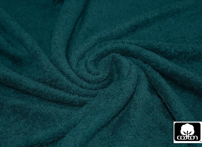 Cotton Craft Ultra Soft 6 Pack Hand Towels 16x28 Teal Weighs 6 Ounces Each - Image 6