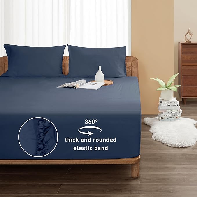 Sunflower California King Fitted Sheet, 1-Piece Deep Pocket Fitted Bottom Sheet - Image 2