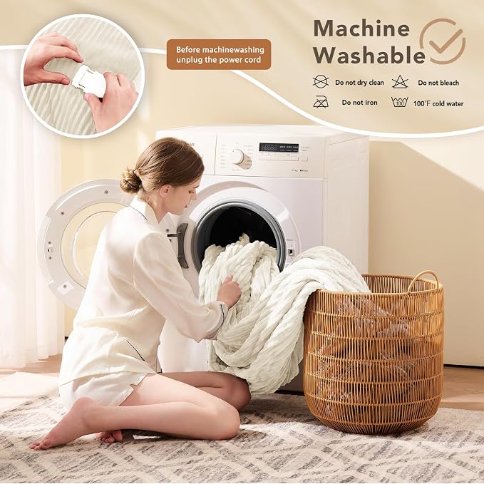Homemate Electric Heated Blanket Queen Size - Image 7