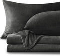 BEDELITE Flannel Sheets King Size Dark Grey by BEDELITE
