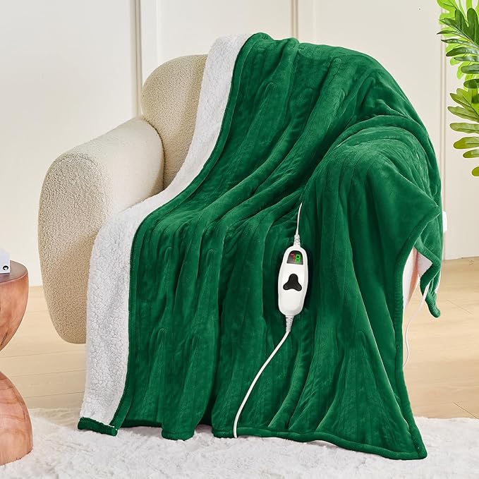 greenoak Heated Blanket Electric Twin 62"X84", Heating Blanket - Image 8
