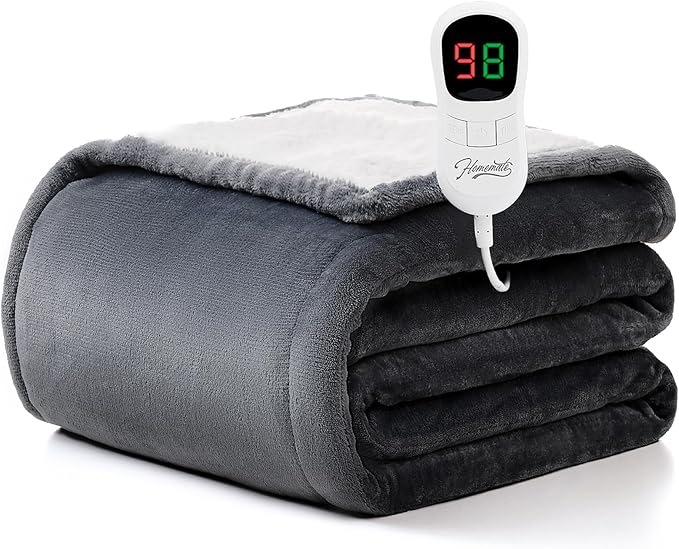 Homemate Heated Blanket Electric Throw by Homemate