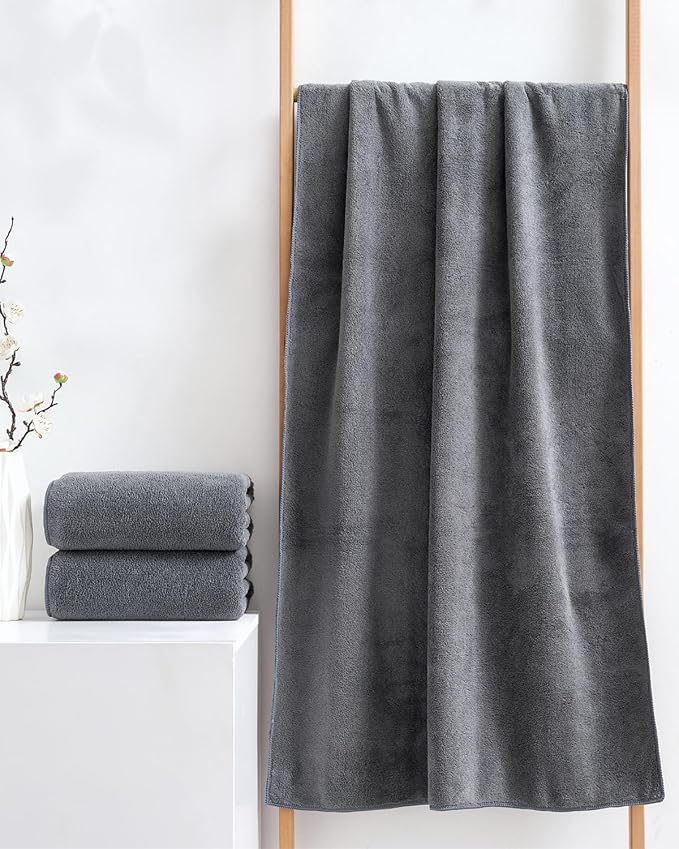 Lumimi 2 Pack Premium Microfiber Bath Towels - Image 8