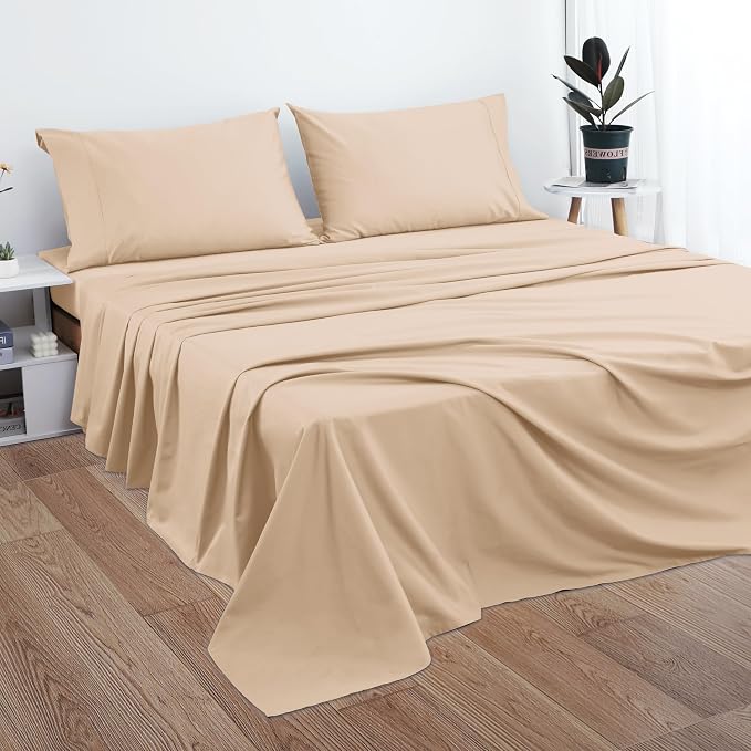 Cotton Queen Flat Sheet Only, 600 Thread Count 100% Egyptian Cotton Top Sheet - Image 5