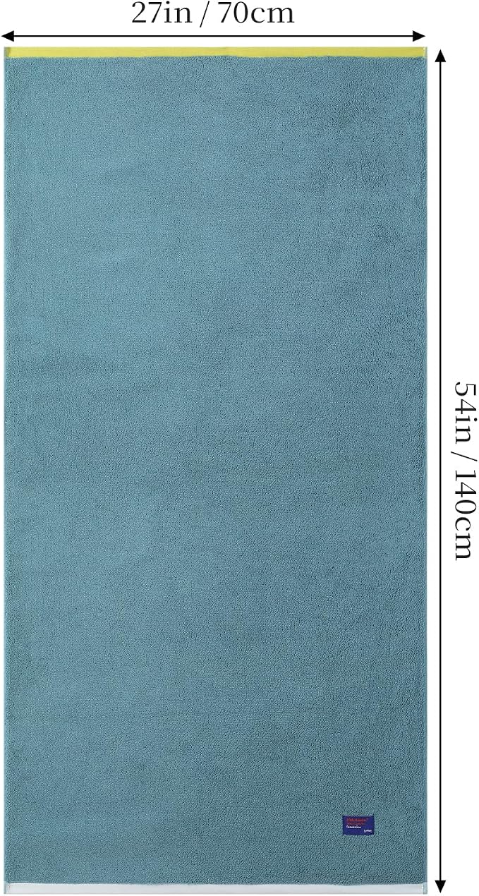 REDKISS 100% Cotton 2 Pack Luxury Bath Towels 27 x 54 Inches, Oversized Bath - Image 3